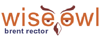 go to home, wise owl logo